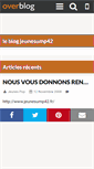 Mobile Screenshot of jeunesump42.over-blog.com