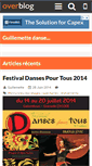 Mobile Screenshot of guillemettedanse.over-blog.fr