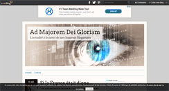 Desktop Screenshot of admajdeigloriam.over-blog.com