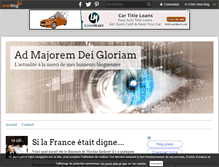 Tablet Screenshot of admajdeigloriam.over-blog.com