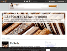 Tablet Screenshot of lartaufeminin.over-blog.com