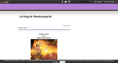 Desktop Screenshot of literaturayarte.over-blog.com