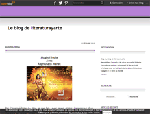 Tablet Screenshot of literaturayarte.over-blog.com