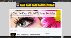 Desktop Screenshot of clubdefansyulianapeniche.over-blog.com