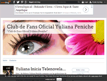 Tablet Screenshot of clubdefansyulianapeniche.over-blog.com