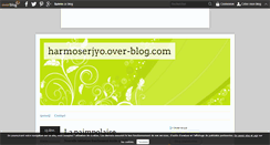 Desktop Screenshot of harmoserjyo.over-blog.com