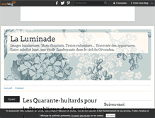 Tablet Screenshot of luminade.over-blog.com