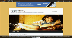 Desktop Screenshot of epopee-litteraire.over-blog.com