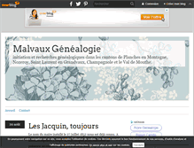 Tablet Screenshot of malvaux.genealogie.over-blog.fr