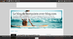 Desktop Screenshot of bestquinte.over-blog.com
