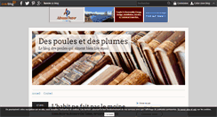 Desktop Screenshot of despoulesetdesplumes.over-blog.com