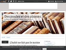 Tablet Screenshot of despoulesetdesplumes.over-blog.com