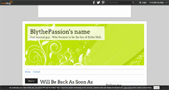 Desktop Screenshot of blythepassion.over-blog.com