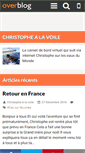 Mobile Screenshot of christophealavoile.over-blog.fr