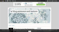 Desktop Screenshot of animaux-and-nature.over-blog.com