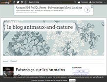 Tablet Screenshot of animaux-and-nature.over-blog.com