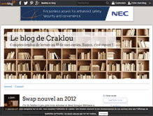 Tablet Screenshot of chez-craklou.over-blog.com
