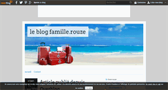Desktop Screenshot of famille.rouze.over-blog.com