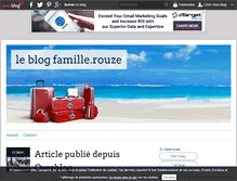 Tablet Screenshot of famille.rouze.over-blog.com