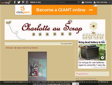 Tablet Screenshot of charlotteauscrap.over-blog.fr