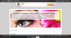 Desktop Screenshot of emmabeaute.over-blog.com