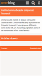 Mobile Screenshot of emmabeaute.over-blog.com