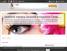 Tablet Screenshot of emmabeaute.over-blog.com