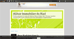 Desktop Screenshot of aliksir-riad.over-blog.com