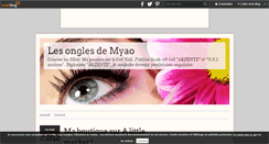 Desktop Screenshot of lesonglesdemyao.over-blog.com