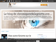 Tablet Screenshot of chroniquesdelagriotte.over-blog.com