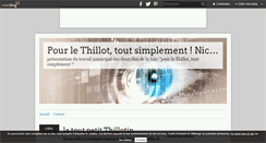 Desktop Screenshot of pourlethillot-toutsimplement.over-blog.fr