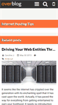 Mobile Screenshot of internethostingtips.over-blog.com
