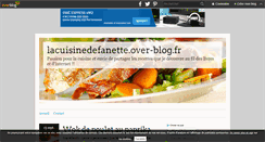 Desktop Screenshot of lacuisinedefanette.over-blog.fr