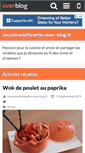 Mobile Screenshot of lacuisinedefanette.over-blog.fr