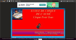 Desktop Screenshot of ecoledecirque11.over-blog.com