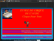 Tablet Screenshot of ecoledecirque11.over-blog.com