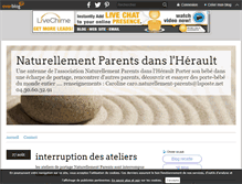 Tablet Screenshot of naturellement-parents34.over-blog.com