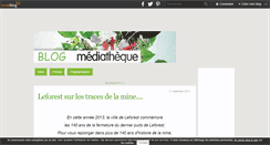 Desktop Screenshot of mediathequebernardpivot.over-blog.com