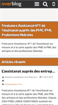 Mobile Screenshot of freelance.assistance.over-blog.com