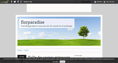 Desktop Screenshot of florparadise.over-blog.com