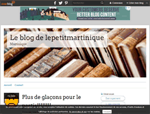 Tablet Screenshot of lepetitmartinique.over-blog.com