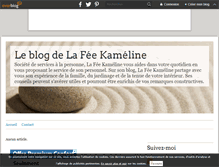 Tablet Screenshot of lafeekameline.over-blog.com
