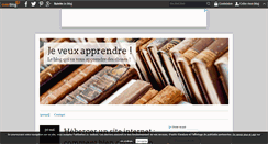 Desktop Screenshot of je-veux-apprendre.over-blog.fr