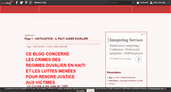 Desktop Screenshot of haitijustice.over-blog.com