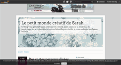 Desktop Screenshot of lepetitmondecreatifdesarah.over-blog.com