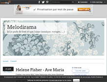 Tablet Screenshot of melodirama.over-blog.com