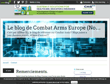 Tablet Screenshot of combatarmseurope-blognonofficiel.over-blog.com