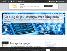 Tablet Screenshot of jsuissympa.over-blog.com