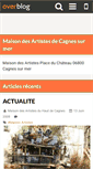 Mobile Screenshot of maison.artistes.cagnes.over-blog.com