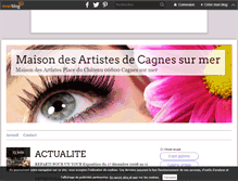 Tablet Screenshot of maison.artistes.cagnes.over-blog.com